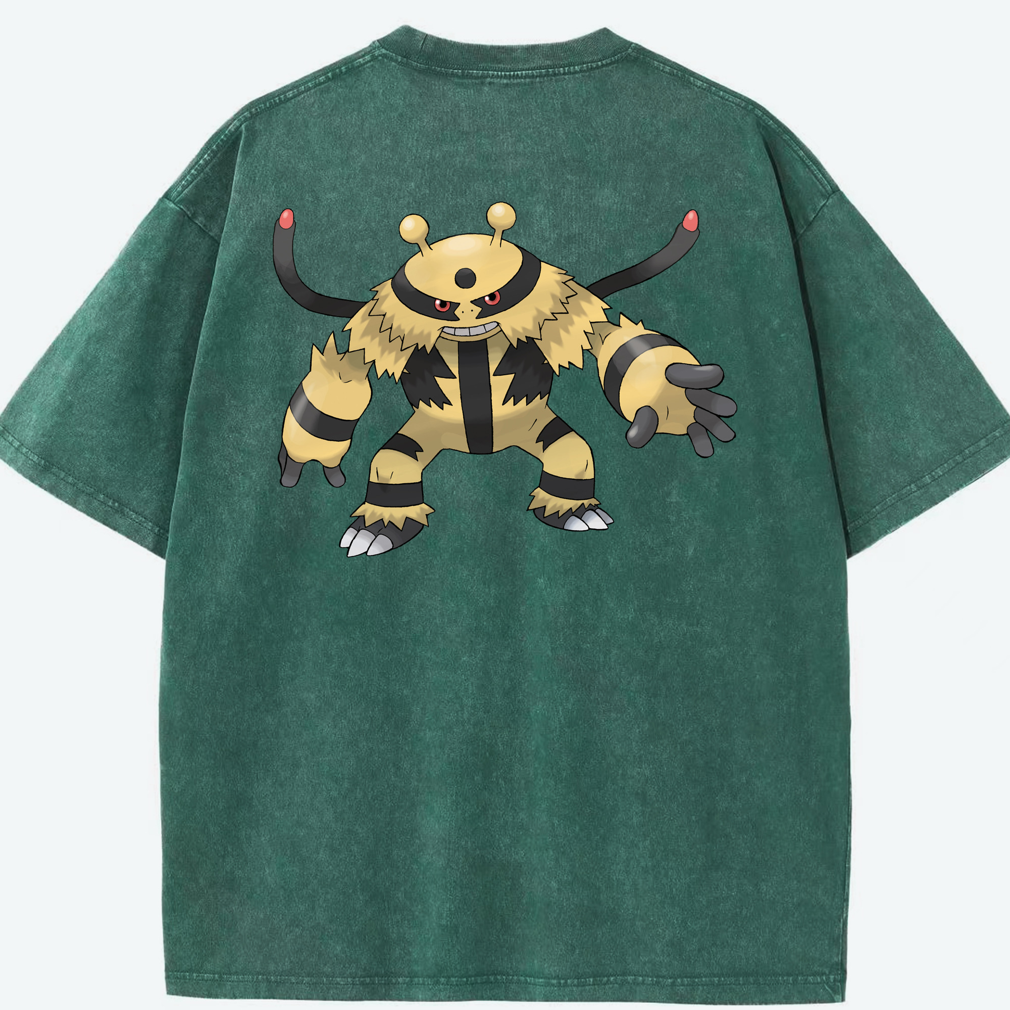 （画像用） ポケットモンスター Pokémon 綿100% ヴィンテージ風 半袖Tシャツ（背面プリント）